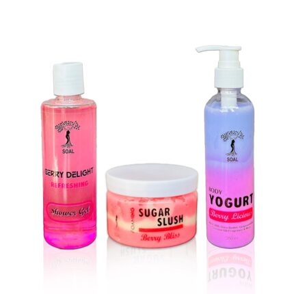 Berries Body Care Deal ( Sugar Scrub, Body Yogurt, Shower Gel)
