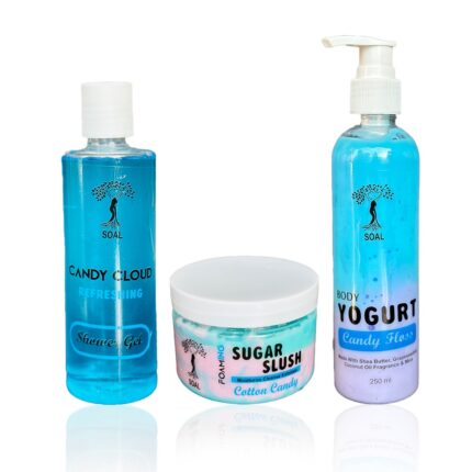Cotton Candy Body Care Deal ( Sugar Scrub, Body Yogurt, Shower Gel)